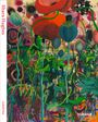 Text: "Shara Hughes", "ALBERTINA", "HIRMER". Illustration mit bunten, abstrakten Pflanzen und leuchtenden Farben.