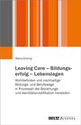 Maria Groinig: Leaving Care - Bildungserfolg - Lebenslagen, Buch