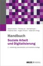 "Handbuch Soziale Arbeit und Digitalisierung" 2. Auflage; Autoren: Kutscher, Ley, Seelmeyer, Siller, Tillmann, Zorn. Lila Muster.