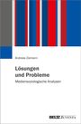 „Lösungen und Probleme: Mediensoziologische Analysen“ von Andreas Ziemann. Farbige Streifenmuster oben.