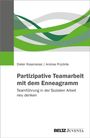 „Partizipative Teamarbeit mit dem Enneagramm“ von Dieter Rossmeissl und Andrea Przybilla, Grafik aus grünen Wellen.