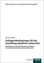 Buchtitel: "Gelingensbedingungen für die Gestaltung adaptiven Unterrichts" von Samira Skribbe.