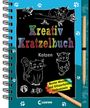 : Kreativ-Kratzelbuch: Katzen, Buch