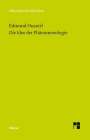 Edmund Husserl: Die Idee der Phänomenologie, Buch
