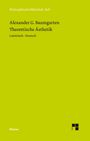 Alexander G Baumgarten: Theoretische Ästhetik, Buch