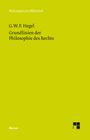 Georg Wilhelm Friedrich Hegel: Grundlinien der Philosophie des Rechts, Buch