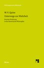 Willard van Orman Quine: Unterwegs zur Wahrheit, Buch