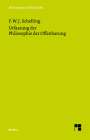 Friedrich Wilhelm Joseph Schelling: Urfassung der Philosophie der Offenbarung, Buch