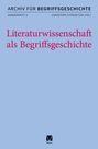 Literaturwissenschaft als Begriffsgeschichte, Buch