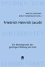 „Friedrich Heinrich Jacobi“, blaue Hintergrundfarbe, schwarzer und blauer Text; Meiner-Logo unten.
