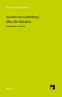 Anselm Von Canterbury: Über die Wahrheit, Buch