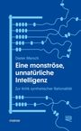 „Eine monströse, unnatürliche Intelligenz“ von Dieter Mersch, blaue Abakus-Illustration.