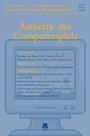 Cover der Zeitschrift „Ästhetik des Computerspiels“ mit Schwerpunkt-Beiträgen und Abhandlungen in einem blauen Design.