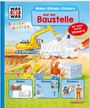 Tatjana Marti: WAS IST WAS Kindergarten Malen Rätseln Stickern. Auf der Baustelle, Buch