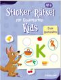 : Sticker-Rätsel für Kindergarten-Kids. Erste Buchstaben, Buch