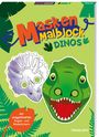: Masken-Malblock. Dinos, Buch