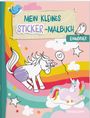 : Mein kleines Sticker-Malbuch. Einhörner, Buch