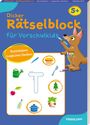 : Dicker Rätselblock für Vorschulkids. Buchstaben, Logisches Denken, Buch