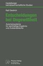 Ralf Diedrich: Entscheidungen bei Ungewißheit, Buch