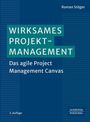 Cover von "Wirksames Projektmanagement" von Roman Stöger. Es zeigt Muster auf dunkelblauem Hintergrund.