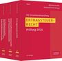 Ertragsteuerrecht, Prüfung 2026. Die Steuerberaterprüfung. Vier rote Bücher mit weißen Texten. 25. Auflage.