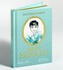 Buchcover in Türkis. Text: "Zitate einer Stilikone", "Audrey Hepburn", "Megan Hess", "Prestel". Illustration von Audrey Hepburn.