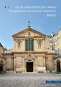 Église Saint-Joseph-des-Carmes, Paris. Führung mit Frère Laurent. Vorderansicht einer alten Kirche mit Steinverzierungen.