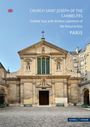 Text: "CHURCH SAINT JOSEPH OF THE CARMELITES, Guided Tour with Brother Lawrence of the Resurrection, PARIS." 

Motiv: Fassade einer Kirche.