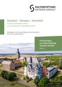 Logo: Kulturstiftung Sachsen-Anhalt. Text: "Gestalten – Kämpfen – Vermitteln". Luftaufnahme einer historischen Burganlage.
