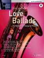 : Love Ballads. Alt-Saxophon., Noten