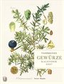 "THORBCKES GEWÜRZE KALENDER 2027. Wacholder Illustration mit Zweigen, Beeren und botanischen Details."