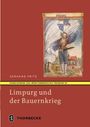 "Limpurg und der Bauernkrieg" von Gerhard Fritz. Historische Illustration mit einem Krieger und einer Burg.