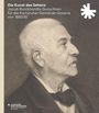 „Die Kunst des Sehens. Jacob Burckhardts Gutachten für die Karlsruher Gemälde-Galerie von 1880/81.“ Zeichnung eines älteren Mannes im Profil. Links oben und unten sind Logos.