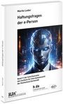 Text: "Moritz Leder, Haftungsfragen der e-Person." Band 11. Illustration eines futuristischen menschlichen Gesichts.