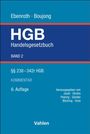 Text: "Ebenroth · Boujong, HGB Handelsgesetzbuch, Band 2, §§ 238–342r HGB, Kommentar, 6. Auflage, Vahlen." 

Blauer Hintergrund, schlichtes Design.