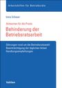 Irena Schauer: Behinderung der Betriebsratsarbeit, Buch