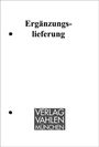"Ergänzungslieferung", darunter "Verlag Vahlen München" in einem grauen Kasten. Weiße Seite mit zwei schwarzen Löchern links.