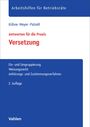 Text: "Arbeitshilfen für Betriebsräte" und "Versetzung". Blau-weißer Hintergrund.