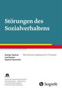 "Störungen des Sozialverhaltens" in großen, weißen Buchstaben auf blauem Hintergrund, Logo unten rechts.