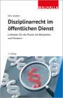 Dirk Lenders: Disziplinarrecht im öffentlichen Dienst, Buch