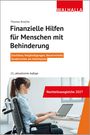 "Finanzielle Hilfen für Menschen mit Behinderung", Person im Rollstuhl am Laptop, "Nachteilausgleiche 2027".