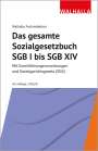 Walhalla Redaktion. Das gesamte Sozialgesetzbuch SGB I bis XIV. 42. Auflage, 2026/II. Rotes Logo oben, lila Wellen unten.