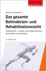 "Das gesamte Behinderten- und Rehabilitationsrecht." Illustration: Mensch aus Partikeln in Bewegung.