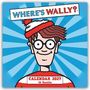"WHERE'S WALLY?", "CALENDAR 2027", "18 Months". Illustration mit einer Figur mit Brille und roter gestreifter Mütze.