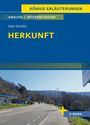Sasa Stanisic: Herkunft - Textanalyse und Interpretation, Buch