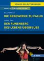 Ernst Theodor Amadeus Hoffmann: Die Bergwerke zu Falun, Der Runenberg, Des Lebens Überfluss von Ludwig Tieck - Textanalyse und Interpretation, Buch