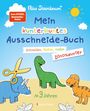 Nico Sternbaum: Mein kunterbuntes Ausschneidebuch - Dinosaurier. Schneiden, kleben, malen für Kinder ab 3 Jahren. Mit Scherenführerschein, Buch