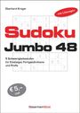 Sudoku Buch-Cover, Titel "Sudoku Jumbo 48", Autor Eberhard Krüger, Preis €5,-. Enthält 5 Schwierigkeitsstufen, mit Lösungen.