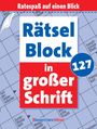 Eberhard Krüger: Rätselblock in großer Schrift 127 (5 Exemplare à 2,99 EUR), Buch