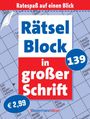 Eberhard Krüger: Rätselblock in großer Schrift 139 (5 Exemplare à 2,99 EUR), Buch